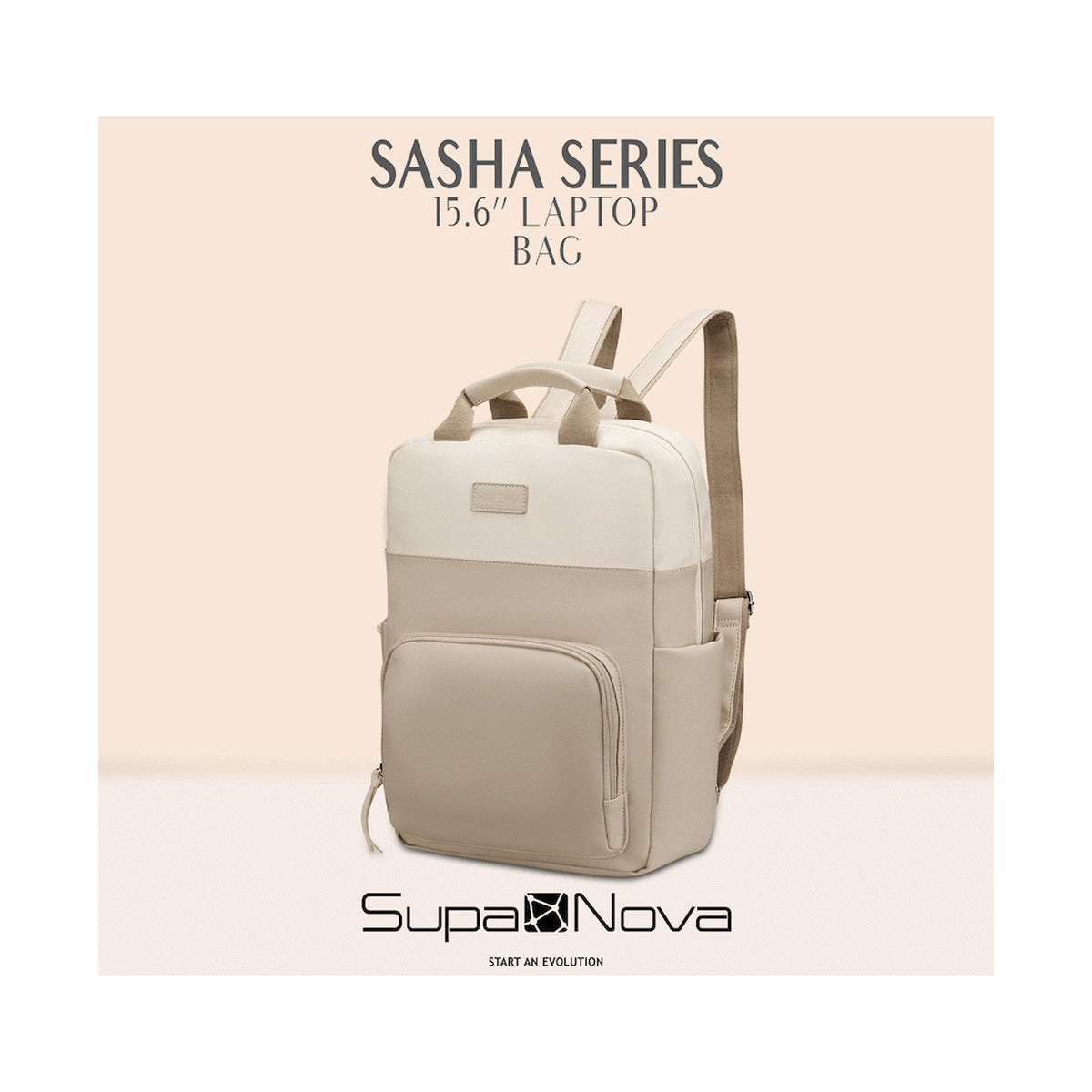 SupaNova Sasha 15.6" Laptop Bag - Tan