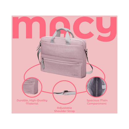 SupaNova Macy 15.6" Laptop Shoulder Bag Pink