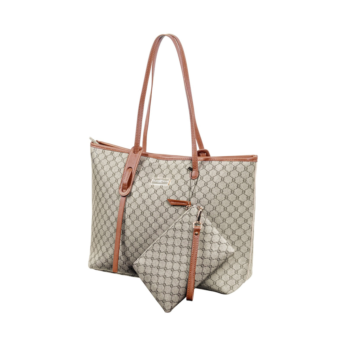 Supanova Zafira 15.6" Laptop Tote Bag Brown