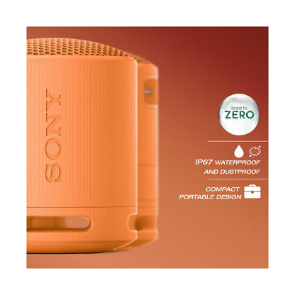 Sony XB100 Portable Bluetooth Speak - Orange