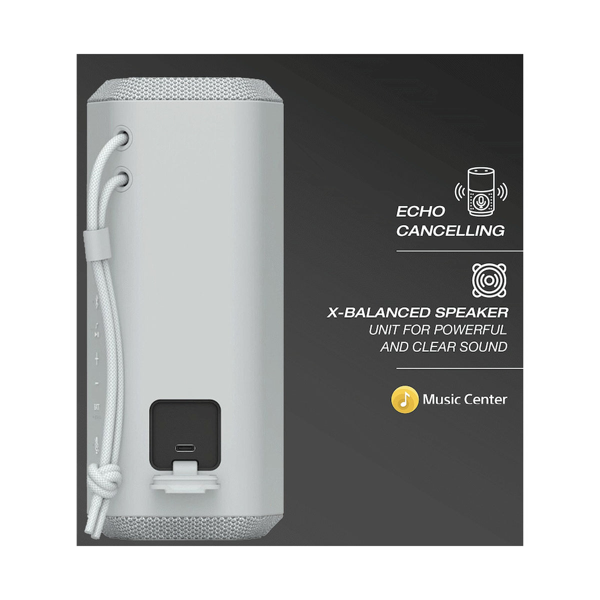 Sony SRS-XE200 (Light Grey) Portable Wireless Speaker
