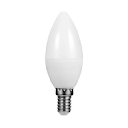 Switched 5w Candle LED Light Bulb E14 - Cool White