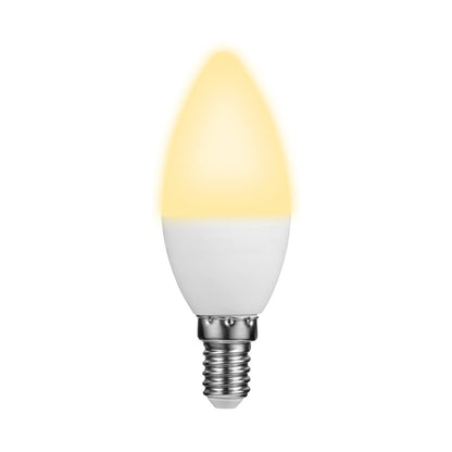 Switched 5w Candle LED Light Bulb E14 - Warm White