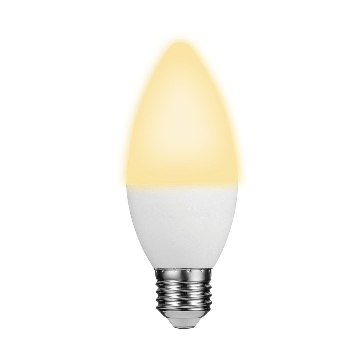 Switched 5w Candle LED Light Bulb E27 - Warm White
