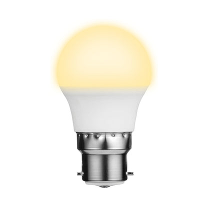 Switched 5w Golfball LED Light Bulb B22 - Warm White