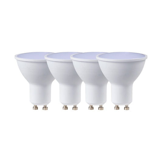 Switched 3w GU10 Rechargeable LED Light Bulb - WW- 4 Pack