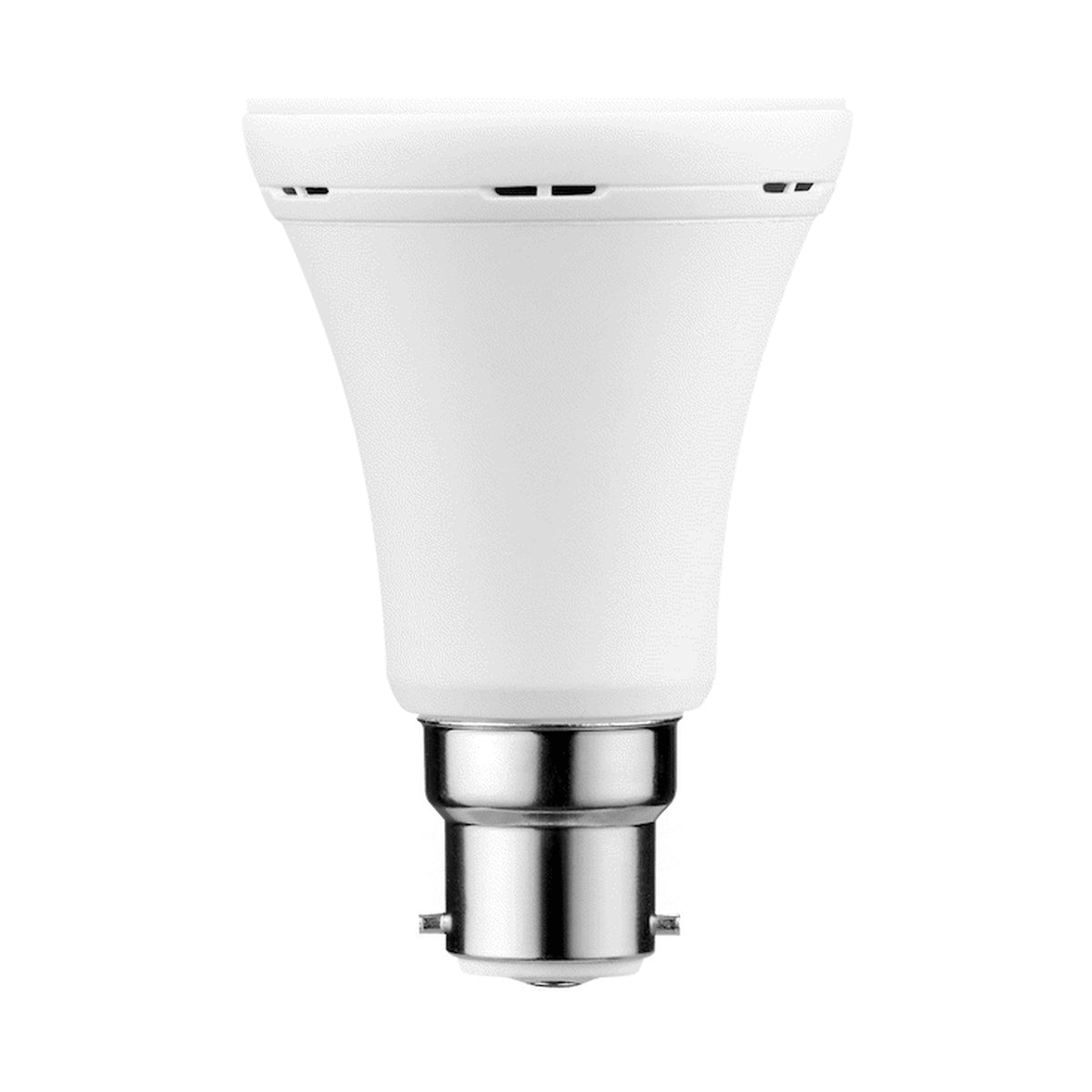 Switched 5w A60 Rechargeable B22 LED Light Bulb CW - 3 Pack