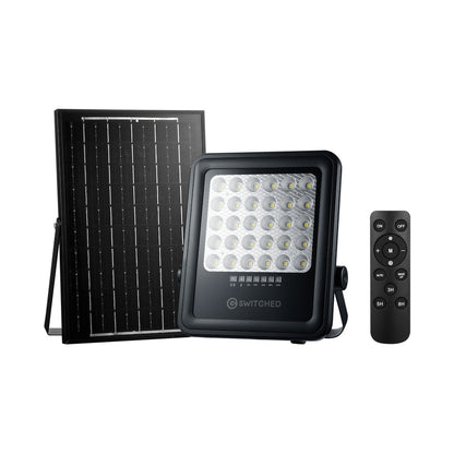 Switched Urban PRO Series - 100w Solar Floodlight with Remote