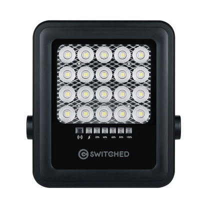 Switched Urban Pro Series - 50w Solar Floodlight with Remote