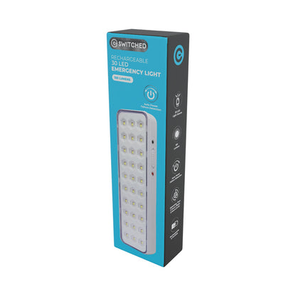 Switched 30 LED Emergency Light AC 150 Lumen