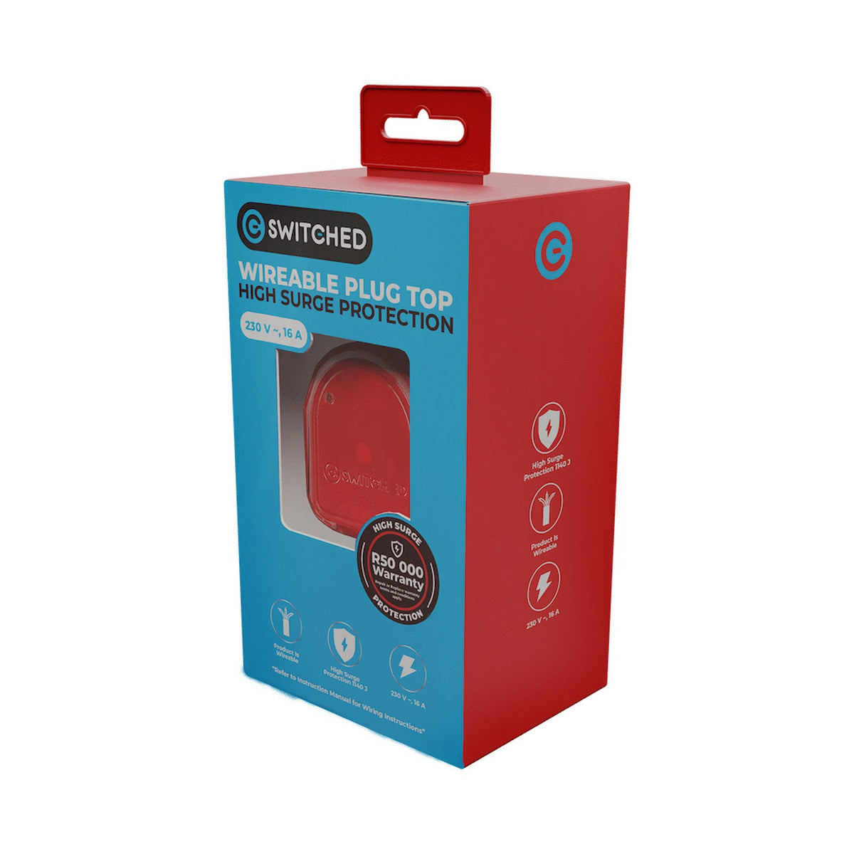 Switched High Surge Plug Top