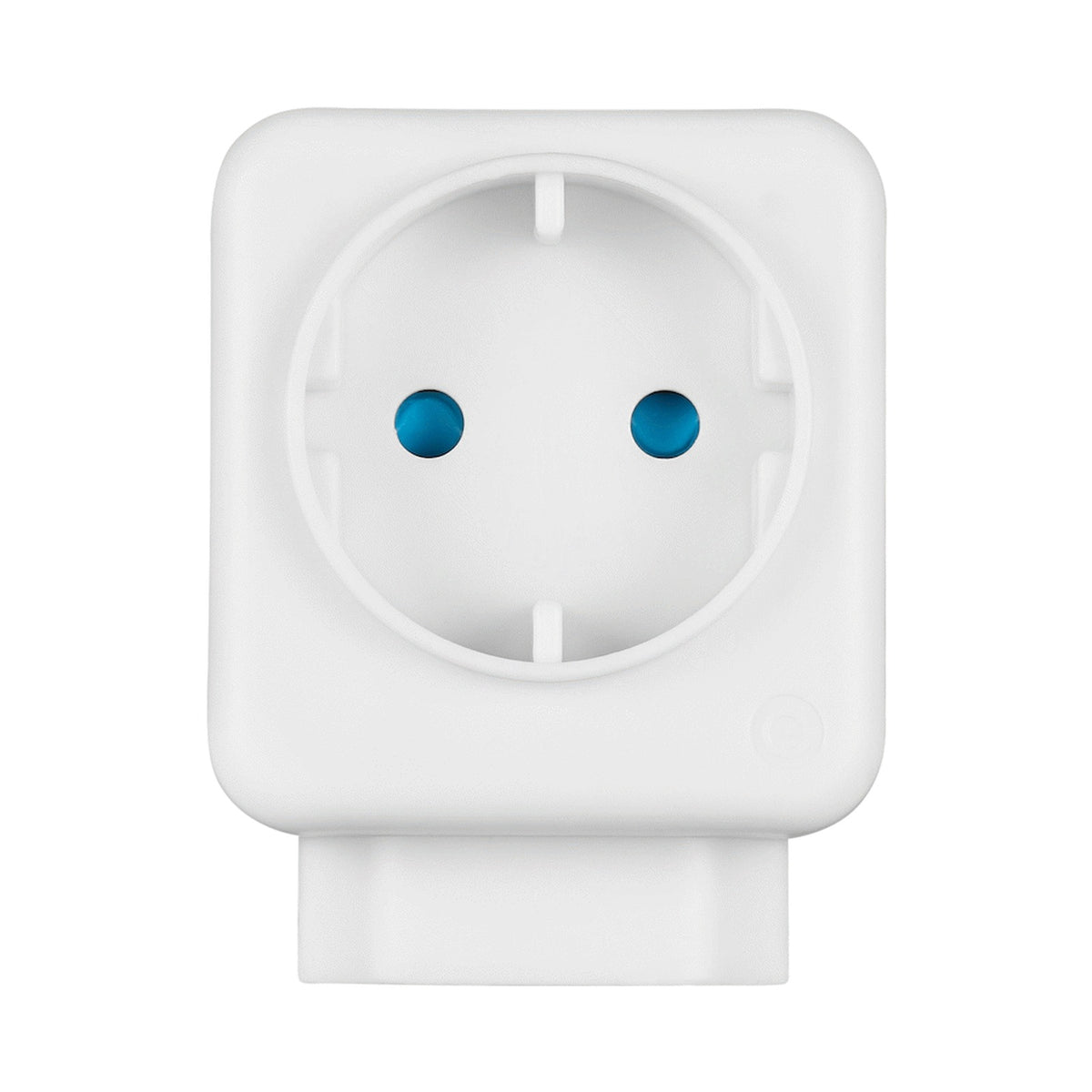 Switched 2-Way Schuko Adaptor - Top and Bottom Loader