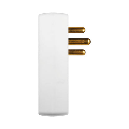 SWITCHED  2 Way Adaptor - White