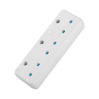 Switched 3-Way 16a Adaptor