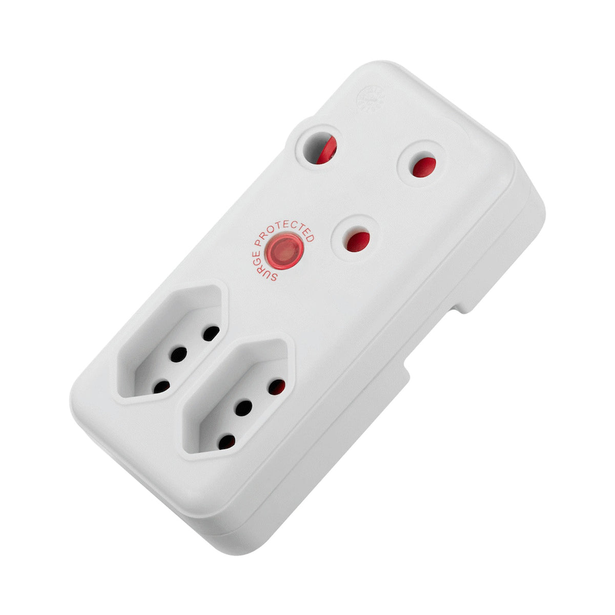 Switched 3-Way Medium Surge Adaptor - White