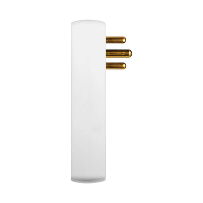 Switched 4-Way Medium Surge Adaptor with Schuko - White