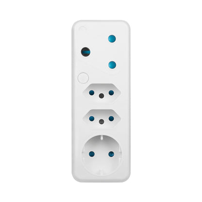 SWITCHED  4 Way Schuko Adaptor