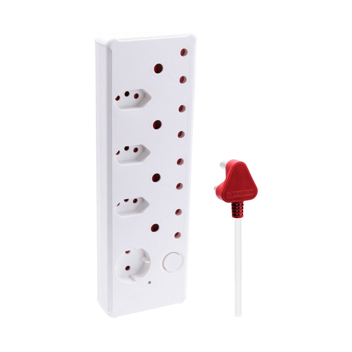 Switched Medium Surge 8-Way Multiplug 0.5m