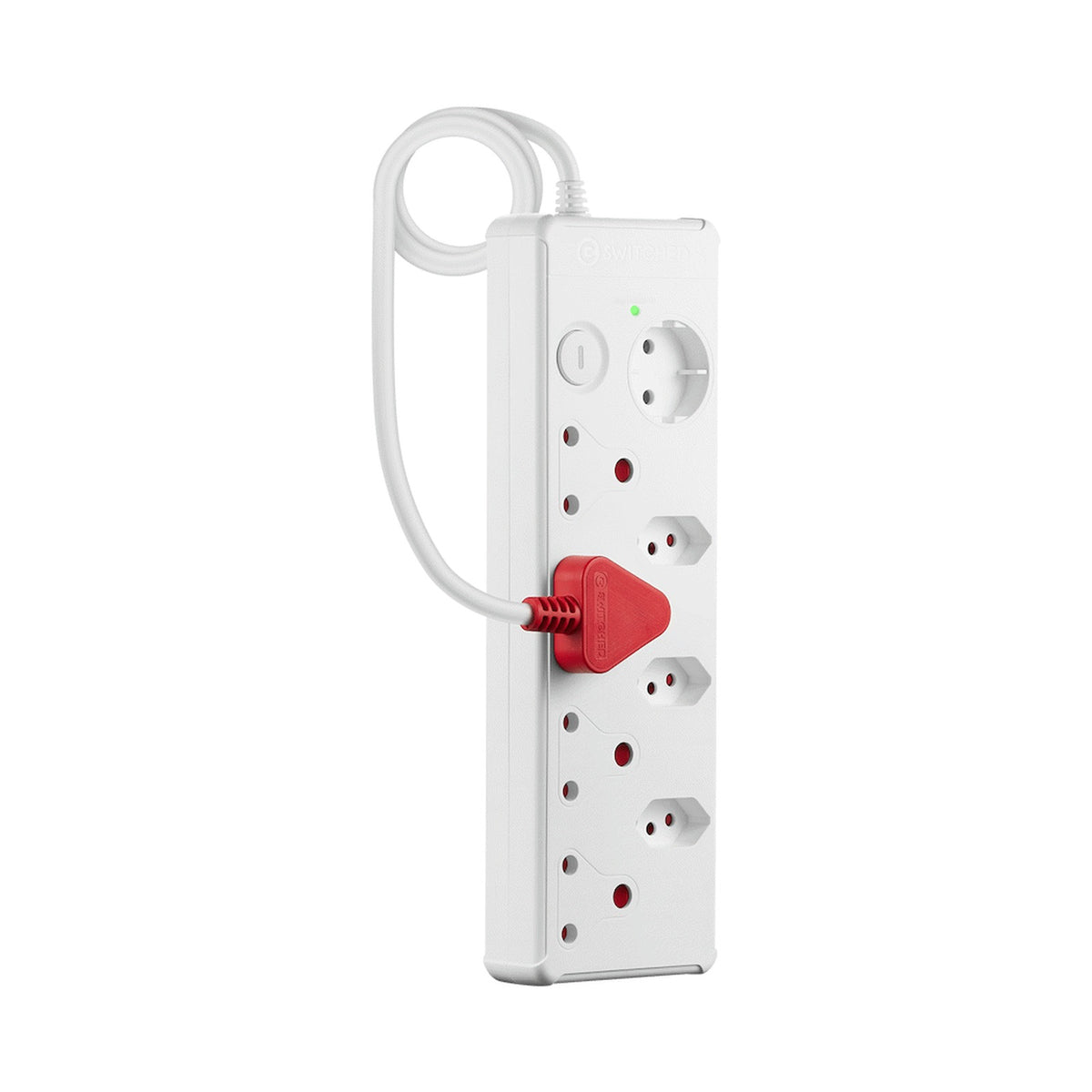 Switched Medium Surge 8-Way Multiplug 0.5m