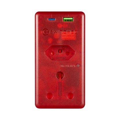 Switched High Surge Multi Adaptor with USB + Type-C PD20W