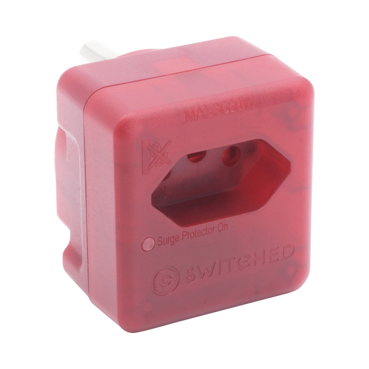 SWITCHED 1 Way High Surge Network Safe Adaptor