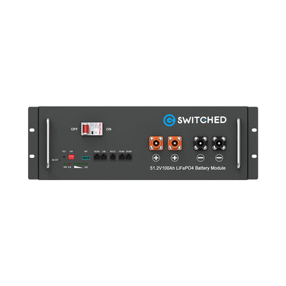 Switched 51.2v 100ah (5.1kwh) Lithium Iron Phosphate Battery