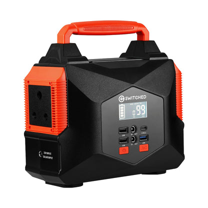 Switched 200W Portable Power Station (166.5Wh)
