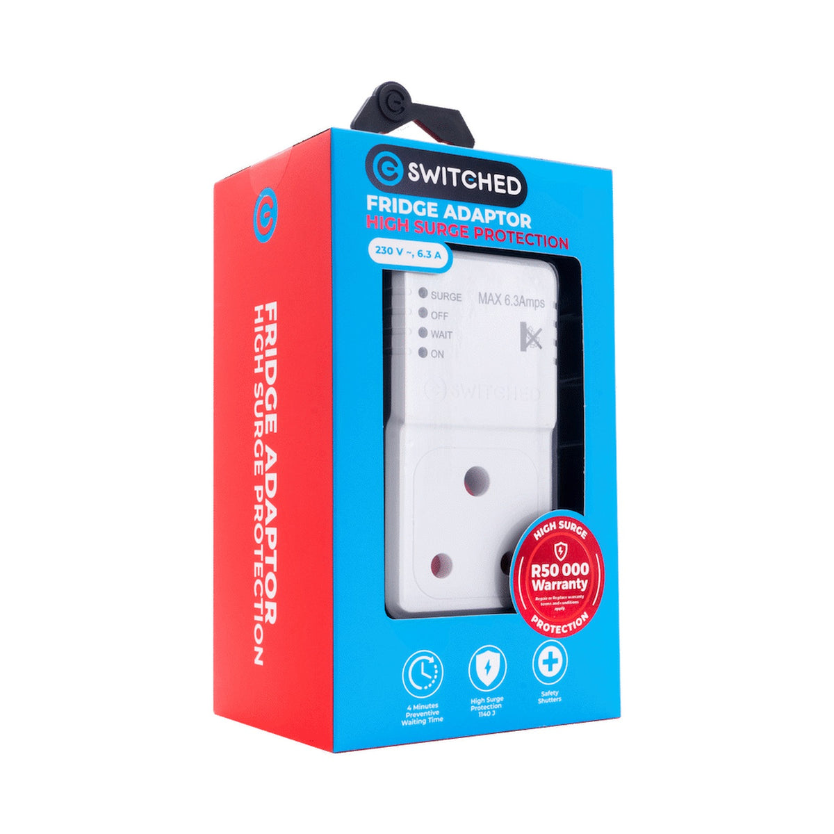 Switched 1-Way Fridge Surge Adaptor