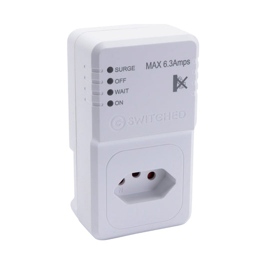 Switched 1-Way TV Surge Adaptor with SANS 164-2