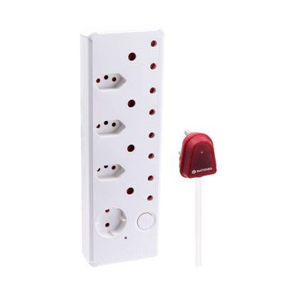 SWITCHED 8-way High Surge Multiplug 0.5m