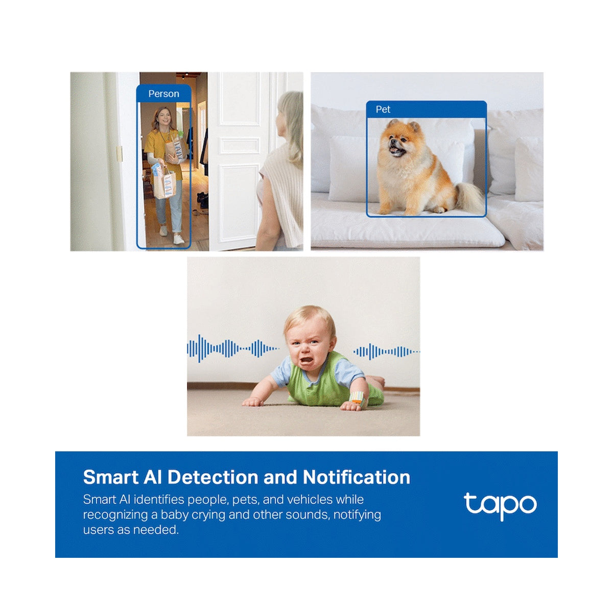 TP-Link Tapo C125 4MP 2K QHD Ai Home Security WiFi Camera