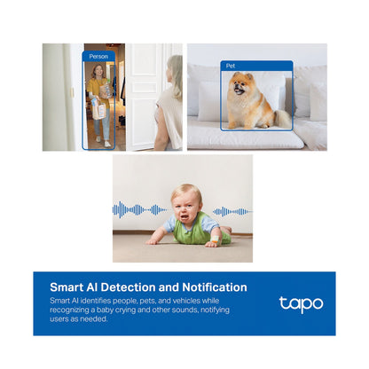 TP-Link Tapo C125 4MP 2K QHD Ai Home Security WiFi Camera