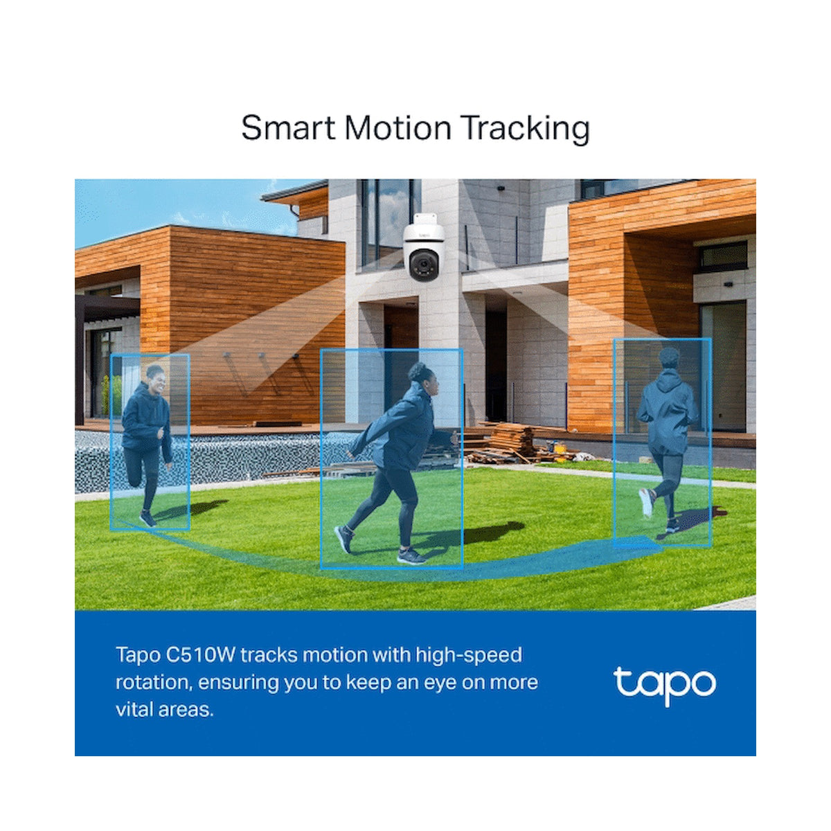 TP-Link Tapo C510W 2K Outdoor Pan/Tilt Security WiFi Camera
