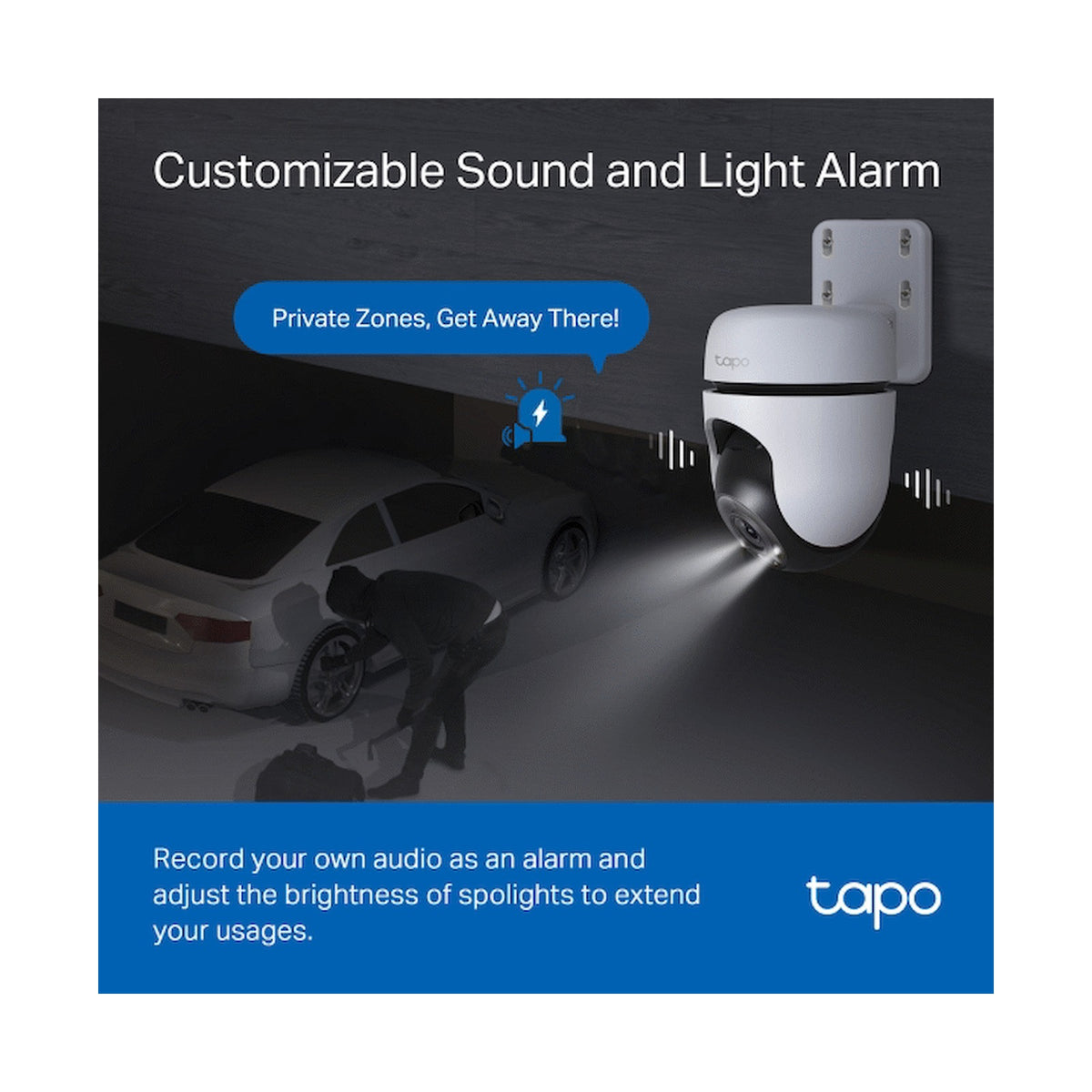 TP-Link Tapo C510W 2K Outdoor Pan/Tilt Security WiFi Camera