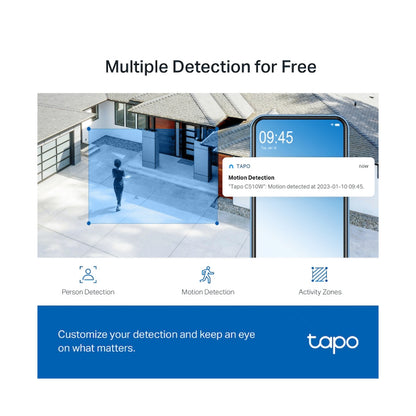 TP-Link Tapo C510W 2K Outdoor Pan/Tilt Security WiFi Camera