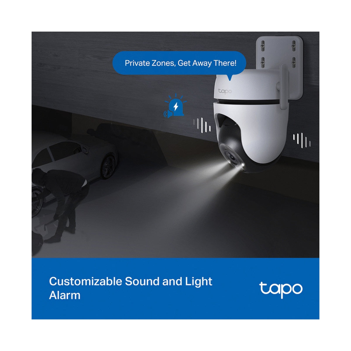 TP-Link Tapo C520WS 4MP 2K QHD Outdoor Pan/Tilt Security Wi-Fi Camera