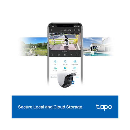 TP-Link Tapo C520WS 4MP 2K QHD Outdoor Pan/Tilt Security Wi-Fi Camera