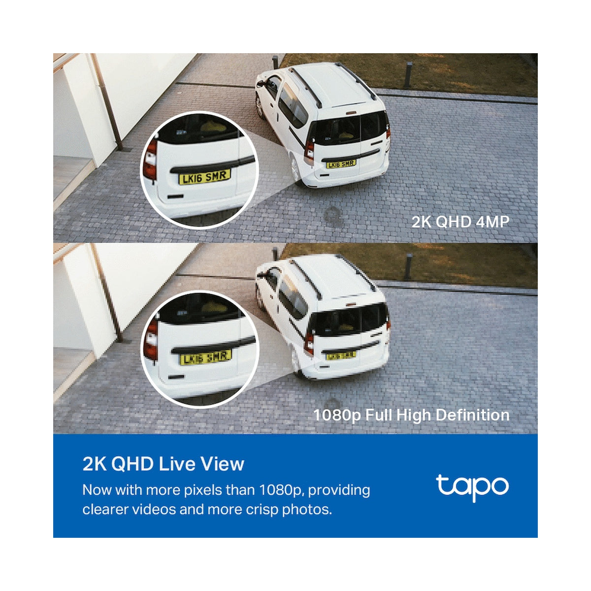 TP-Link Tapo C720 4MP 2K QHD Outdoor security Camera with 2800 lumen floodlight