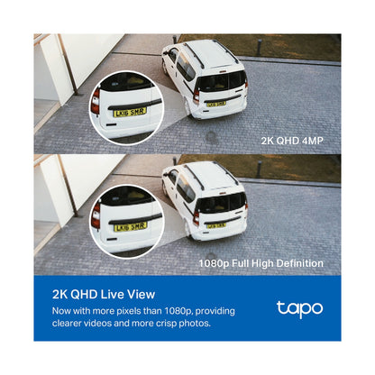 TP-Link Tapo C720 4MP 2K QHD Outdoor security Camera with 2800 lumen floodlight