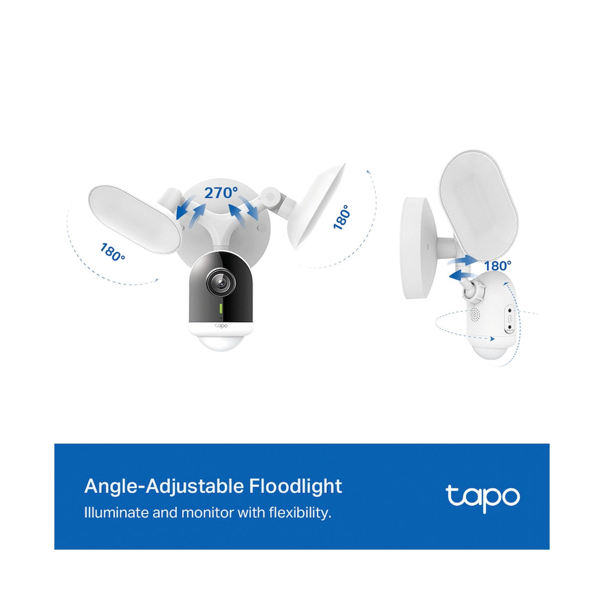 TP-Link Tapo C720 4MP 2K QHD Outdoor security Camera with 2800 lumen floodlight