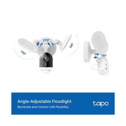 TP-Link Tapo C720 4MP 2K QHD Outdoor security Camera with 2800 lumen floodlight