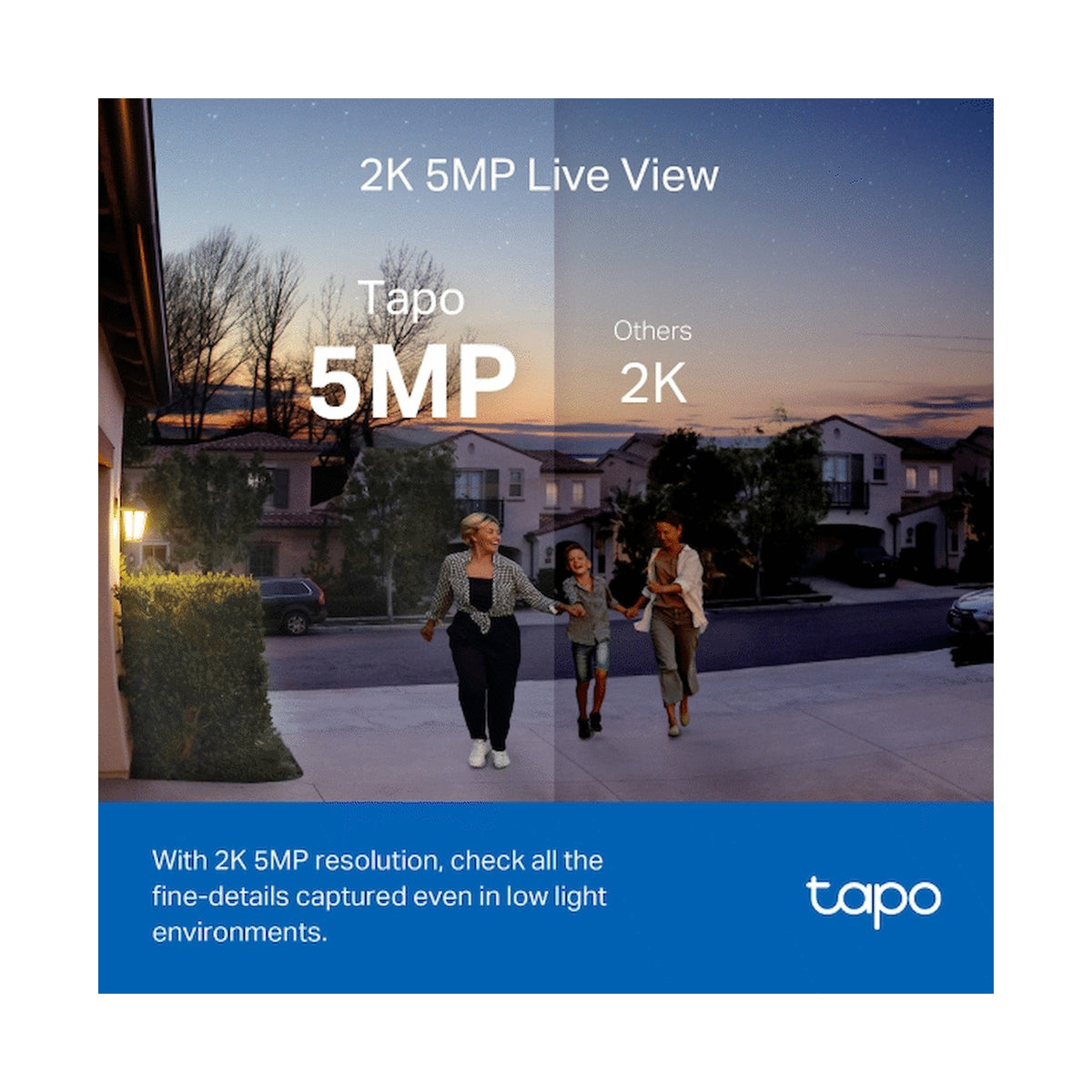 TP-Link Tapo D230S1 5MP 2K Smart Battery Video Doorbell 180 Days