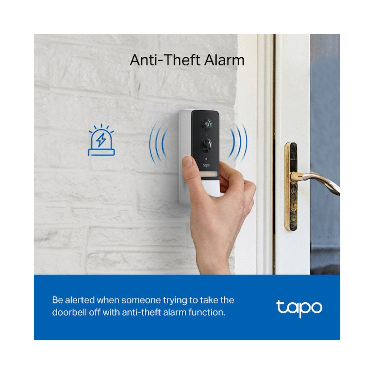 TP-Link Tapo D230S1 5MP 2K Smart Battery Video Doorbell 180 Days