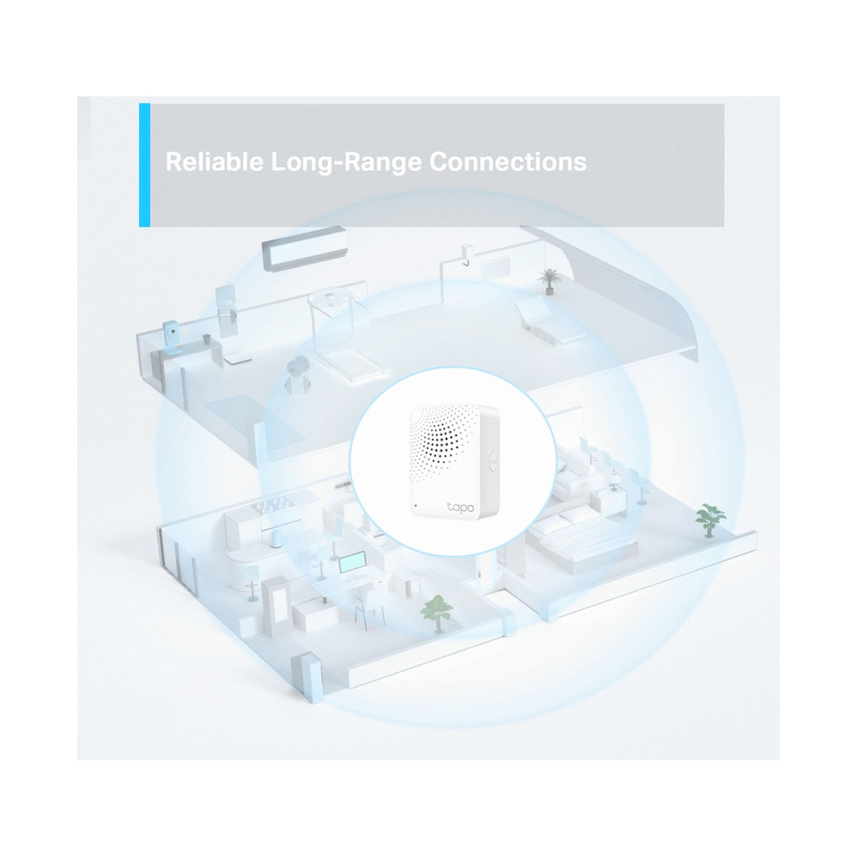 TP-Link Tapo H100 Smart Wi-Fi 868mhz Hub with Chime