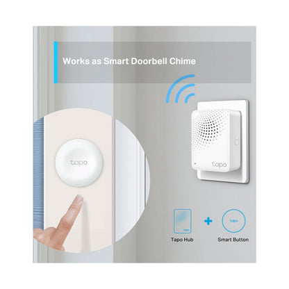 TP-Link Tapo H100 Smart Wi-Fi 868mhz Hub with Chime