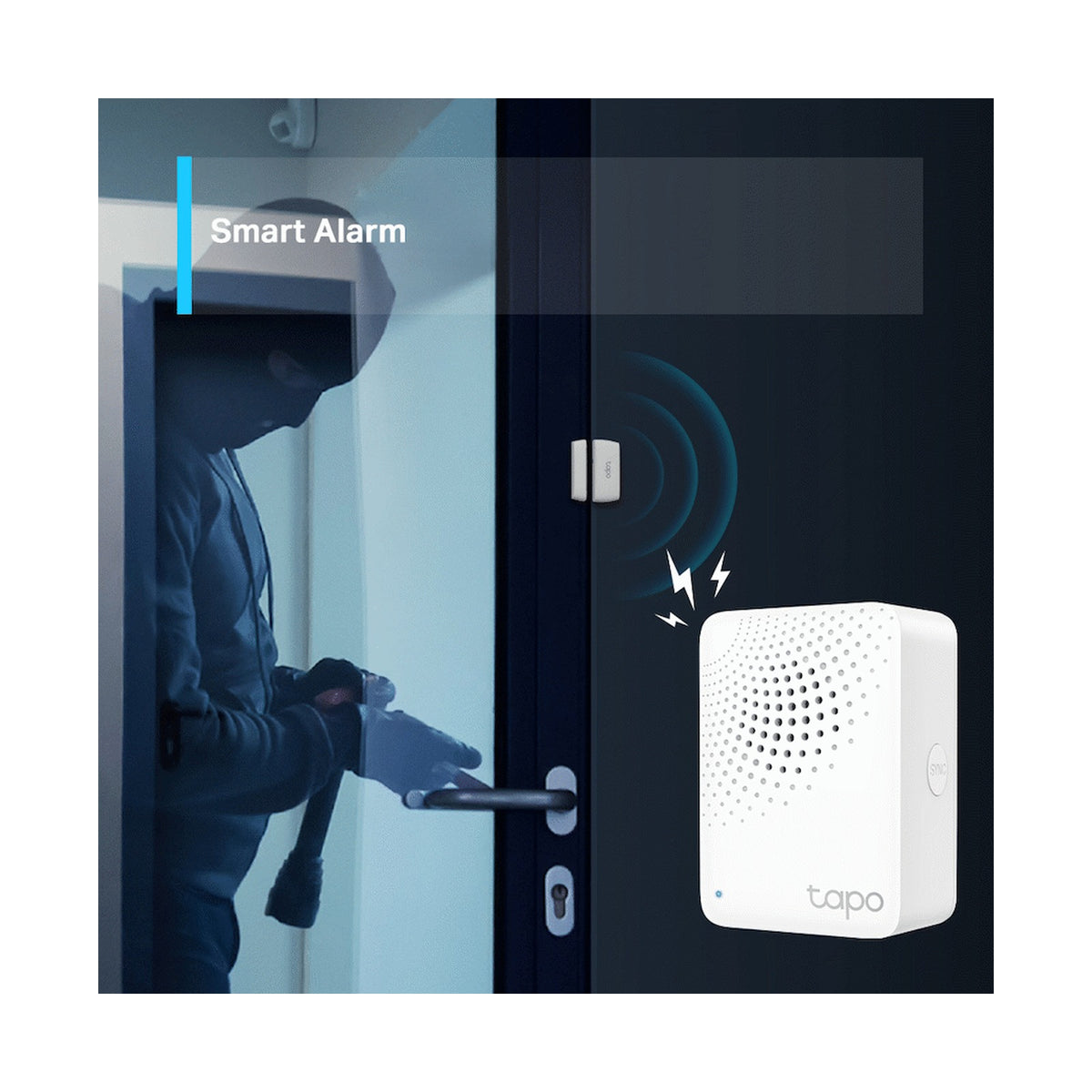 TP-Link Tapo H100 Smart Wi-Fi 868mhz Hub with Chime
