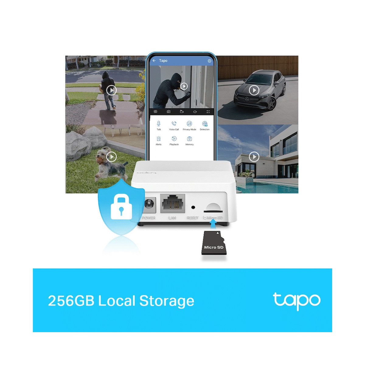 TP-Link Tapo H200 Smart Wi-Fi 868mhz Hub with Chime