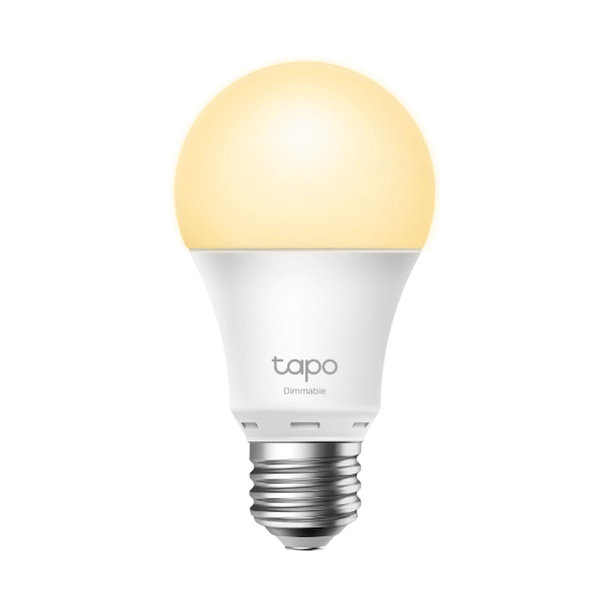 TP-Link Tapo L510E 8.7w Smart Wi-Fi Warm White Light Bulb, Dimmable, A60, E27