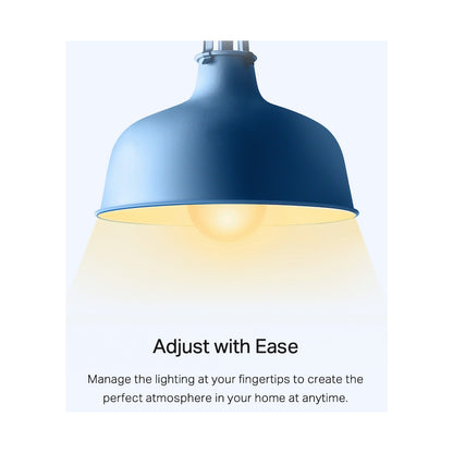 TP-Link Tapo L510E 8.7w Smart Wi-Fi Warm White Light Bulb, Dimmable, A60, E27