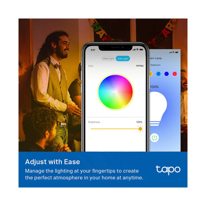 TP-Link Tapo L510E (2-Pack) Smart Wi-Fi Light Bulb - Dimmable